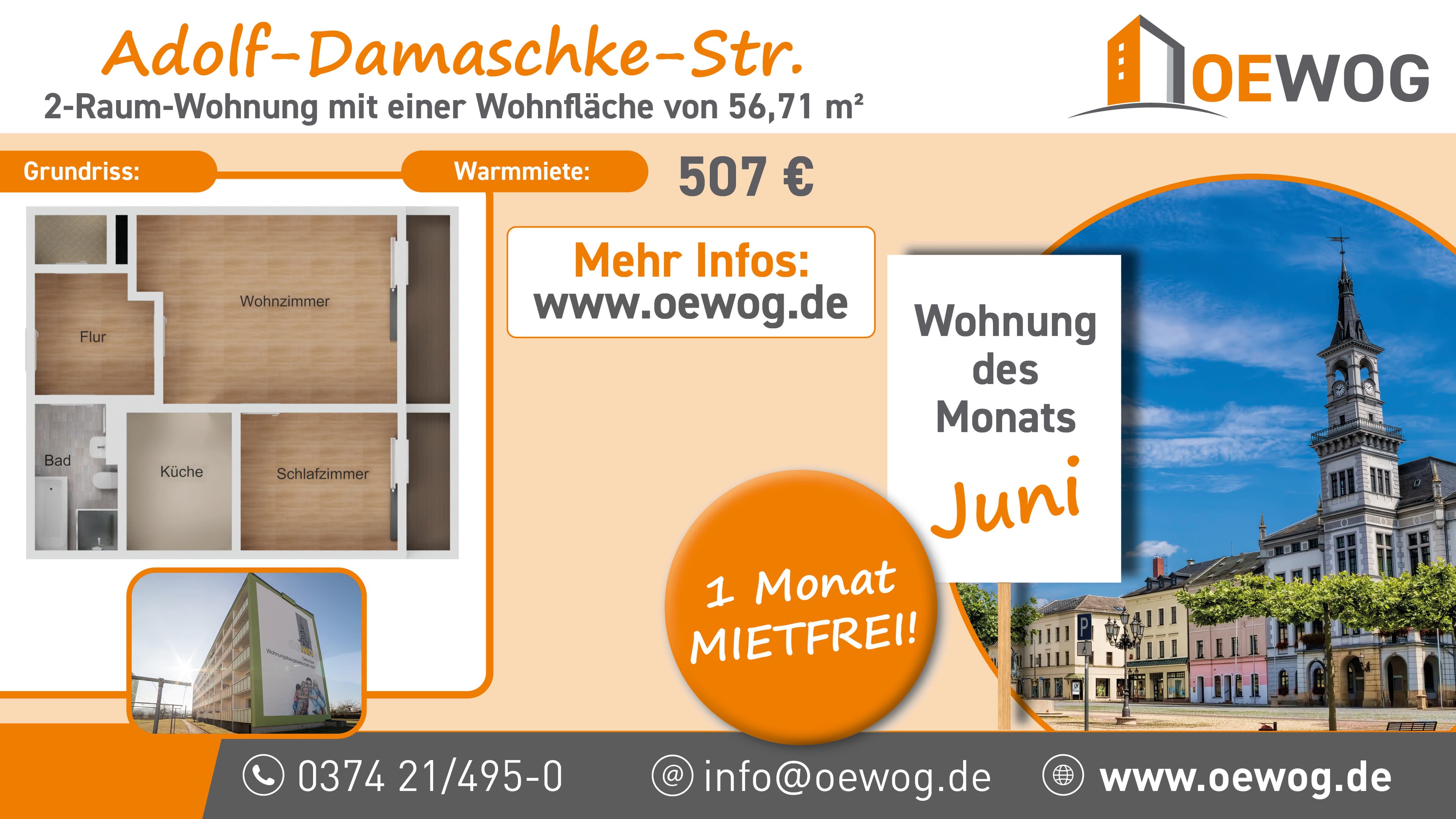 Wohnung des Monats - Juni