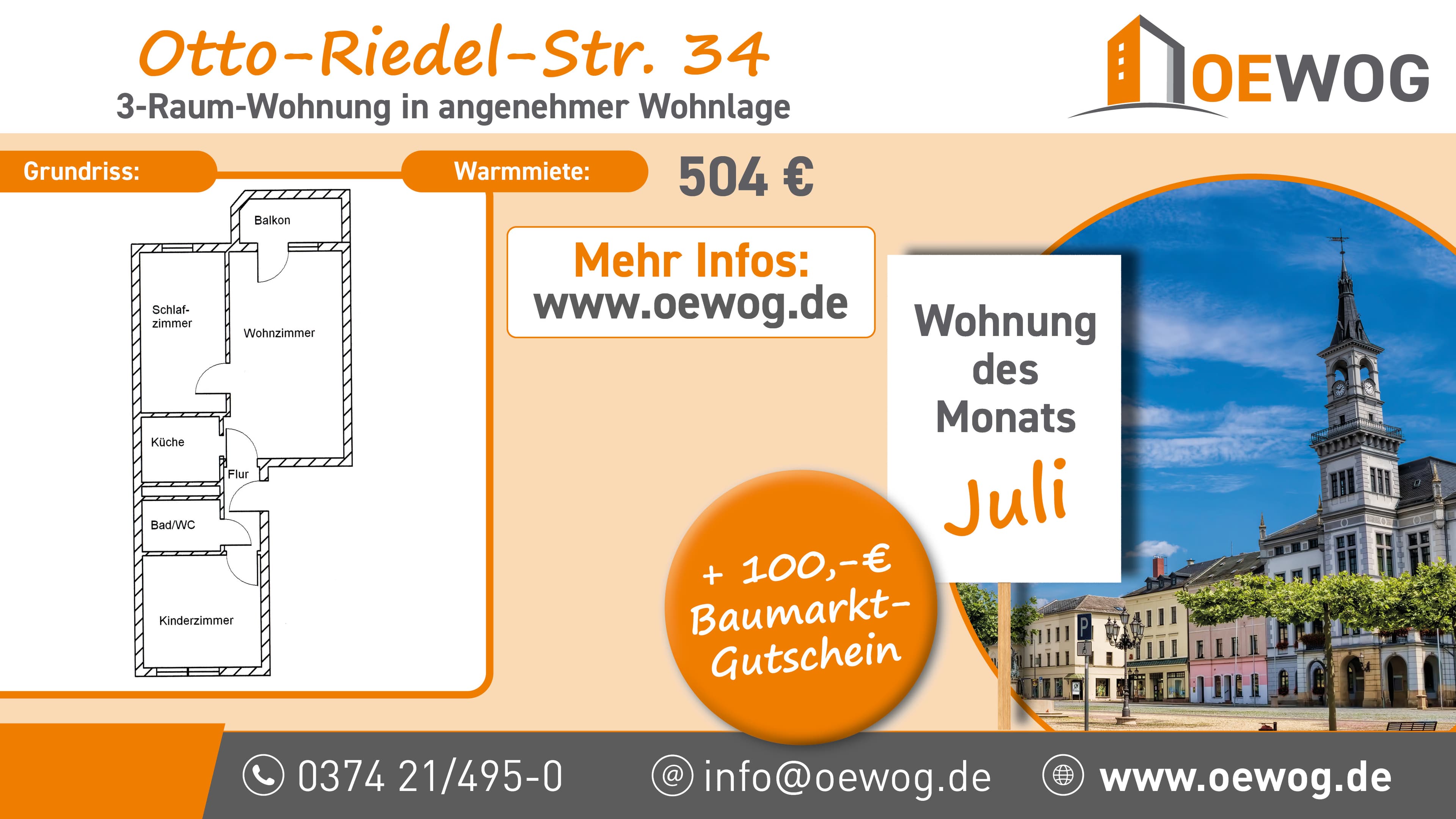 Wohnung des Monats - Juli