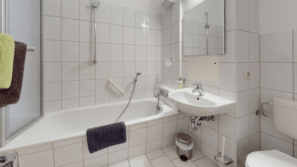 Badezimmer der Gästewohnung